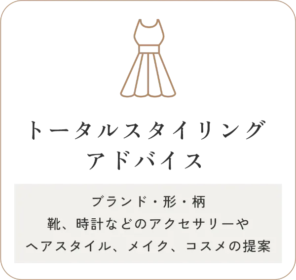 トータルスタイリングアドバイスの詳細